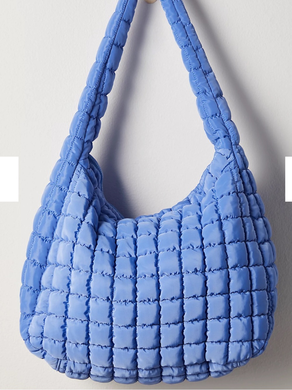 Free People Quilted Carryall bag - Denim Blue - Picture 4 of 10